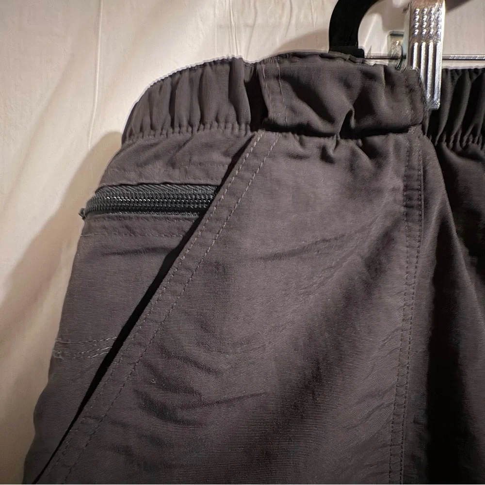 The North Face Convertible Cargo Hiking Pants Mens XXL Charcoal Gray Technical